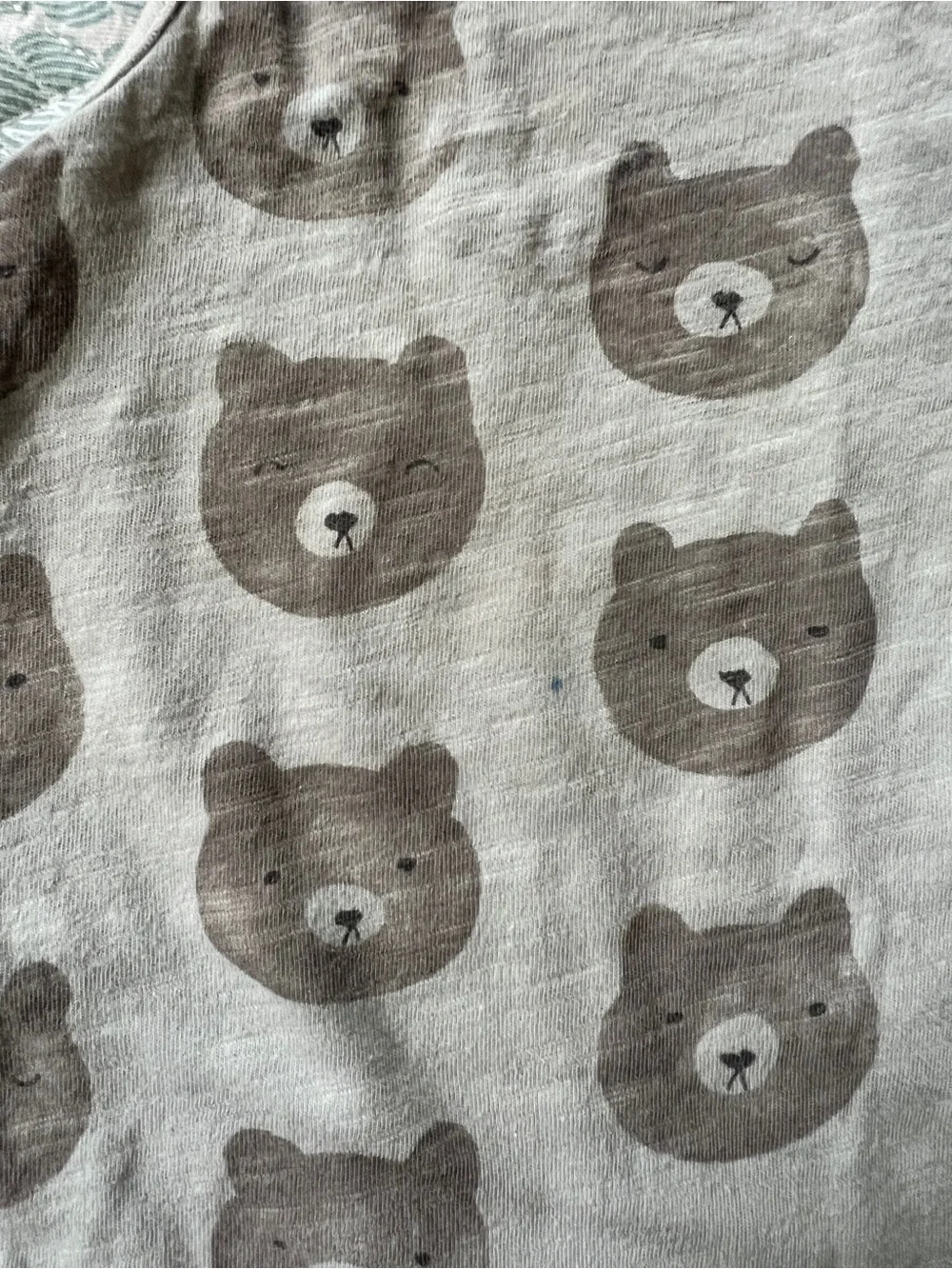 Rylee + Cru Bear Print Sleeveless Romper